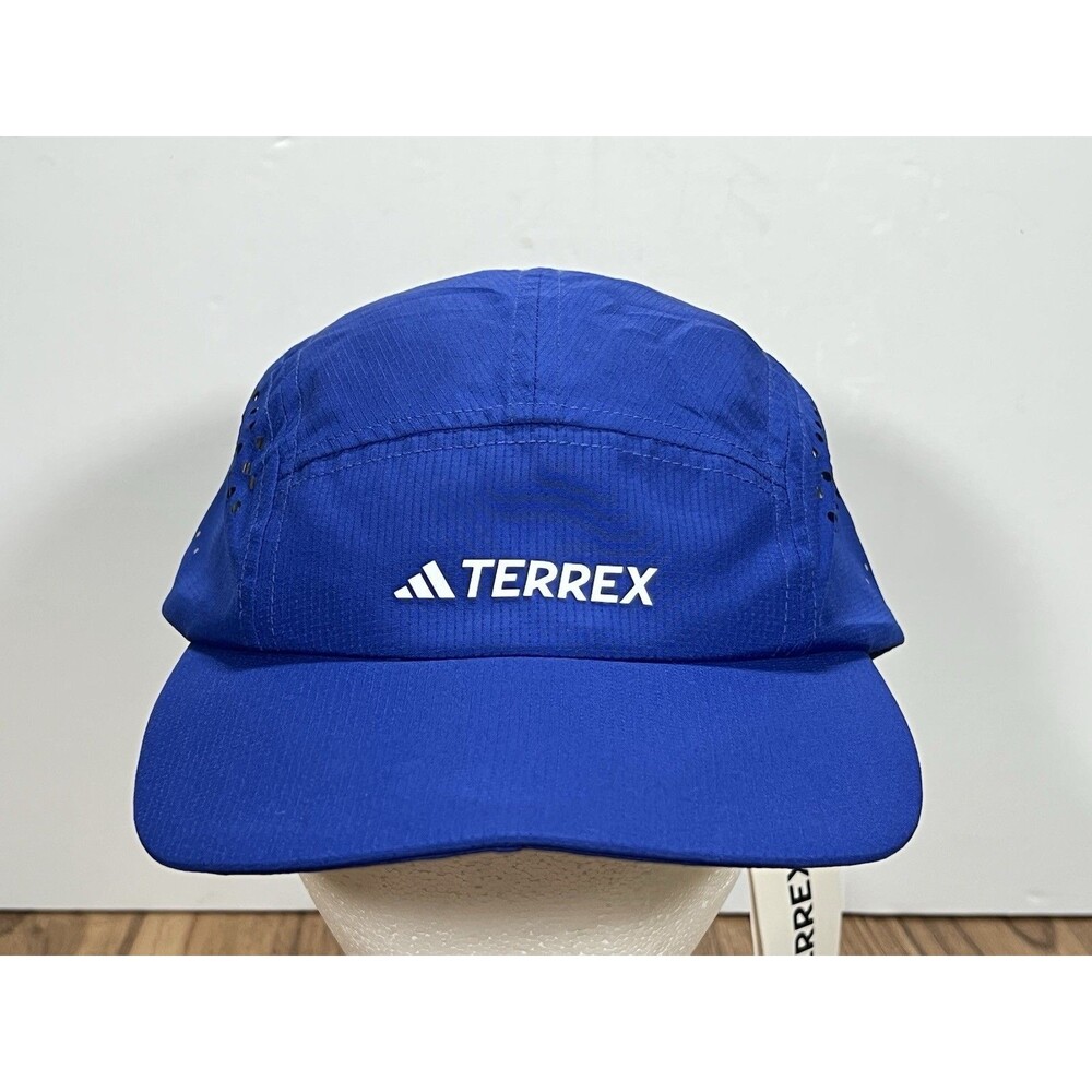 Adidas Terrex Climacool 5 Panel Blue Running Strapback Hat OSFM NEW JD3413